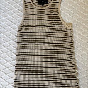 David Meister Striped Knit Top